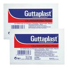 Abbildung: GUTTAPLAST® Warzenpflaster 6 cm x 9 cm  2x1 St, Pflaster PZN 08032494 