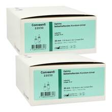 Abbildung: Conveen Optima Kondom Urinal 8 cm 30 mm 2x30 St, Kondome PZN 08032500 