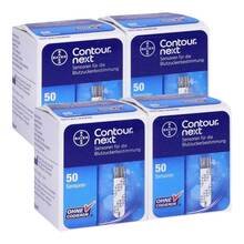 Abbildung: Contour next Sensoren Teststreifen 2x100 St, Teststreifen PZN 08032539 