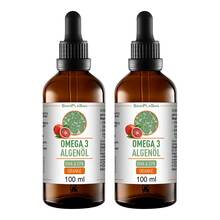 Abbildung: Omega-3 Algenöl DHA 300 mg+EPA 150 mg 2x100 ml, Öl PZN 08032553 