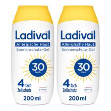Abbildung: Ladival allergische Haut Sonnenschutz-Gel LSF 30  2x200 ml, Gel PZN 08032555 