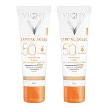 Abbildung: VICHY Idéal Soleil Anti Pigmentflecken Creme LSF 50+ 2x50 ml, Creme PZN 08032575 