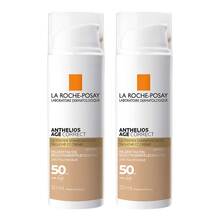 Abbildung: La Roche Posay Anthelios Age Correct getönte Creme LSF 50 2x50 ml, Creme PZN 08032583 