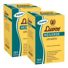 Abbildung: Luvos® Heilerde ultrafein 2x750 g, Pulver PZN 08032636 