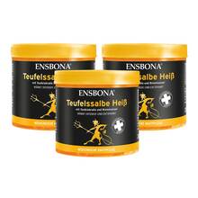 Abbildung: Ensbona Teufelssalbe heiß 3x200 ml, Salbe PZN 08032659 