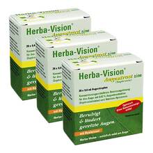 Abbildung: Herba-Vision® Augentrost sine Augentropfen 3x20x0.4 ml, Augentropfen PZN 08032660 