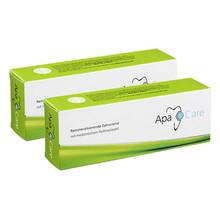 Abbildung: Apacare Zahncreme 2x75 ml, Zahncreme PZN 08032662 