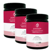 Abbildung: Puresgp Kollagen Peptide Multi Formula Pulver 3x300 g, Pulver PZN 08032715 