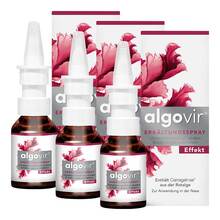 Abbildung: algovir® Nasenspray 3x20 ml, Spray PZN 08032730 