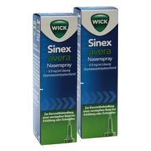 Abbildung: WICK Sinex avera Nasenspray 2x15 ml, Nasendosierspray PZN 08032788 