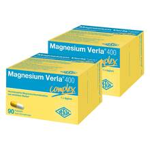 Abbildung: Magnesium Verla 400 Kapseln 2x90 St, Kapseln PZN 08032819 