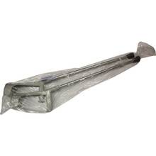 Unterarmkr&uuml;cke f&uuml;r Erwachsene Leichtmetall grau 2 St