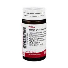 Abbildung: Sulfur D 12 Globuli 20 g, Globuli PZN 08787896 
