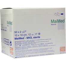 Schlitzkompressen 10x10cm 12 50x2 St