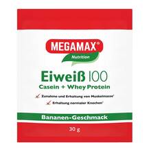 Eiweiss 100 Banane Megamax Pulver 30 g