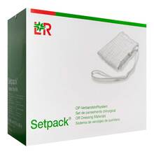 Abbildung: Bauchtuch lite 8x90cm 4fach steril weiß RK 26X2 St, Tücher PZN 09214197 