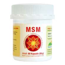 Abbildung: MSM 1000 mg Kapseln 80 St, Kapseln PZN 09286682 
