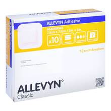 Allevyn Adhesive 7,5x7,5 cm haftende Wundauflage 10 St