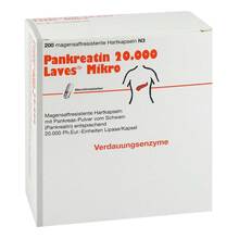 Pankreatin 20000 Laves Mikro magensaftresistent Kapseln 200 St