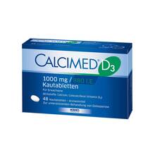 Calcimed D3 1000 mg / 880 I.E. Kautabletten 48 St