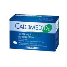 Calcimed D3 1000 mg / 880 I.E. Kautabletten 96 St