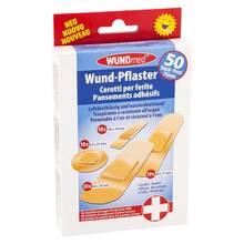 Wundpflaster luftdurchlässig + wasserfest 4 Größen 50 St