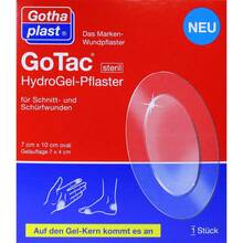 Gotac Hydrogel-Pflaster 7x10 cm steril 1 St