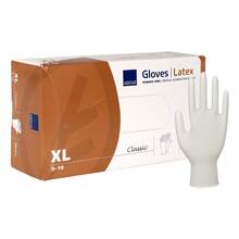 Latex-Handschuhe Classic unsteril puderfrei XL natur 100 St