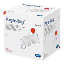 Pagasling Mulltupfer steril Größe 3 pflaumengroß 18x20 St