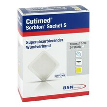 Sorbion Cutimed Sachet S Wundauflage 10x10 cm 24 St