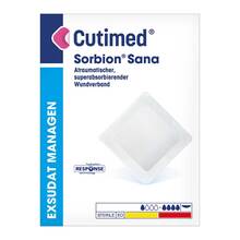 Sorbion Cutimed Sana Wundauflage 22x22 cm 12 St