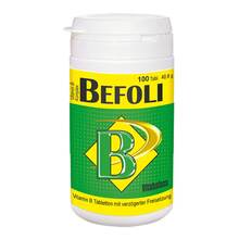 Abbildung: Befoli Tabletten 100 St, Tabletten PZN 11566130 