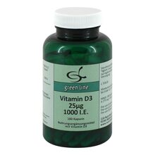 Vitamin D3 25 µg 1.000 I.E. Kapseln 180 St