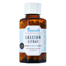 Naturafit Calcium Citrat Kapseln 120 St