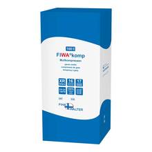 Abbildung: Mullkompressen 7,5x7,5 cm 16fach RK Fiwakomp 100 St, Kompressen PZN 11860674 