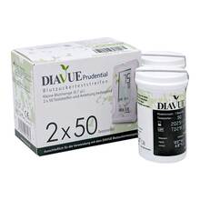 Diavue Prudential Blutzuckerteststreifen 2x50 St