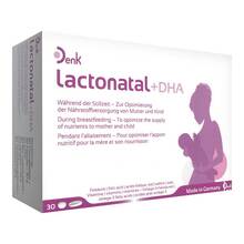 Abbildung: Lactonatal + DHA Denk 30 Filmtabletten + 30 Kapseln 2X30 St, Tabletten PZN 12146571 