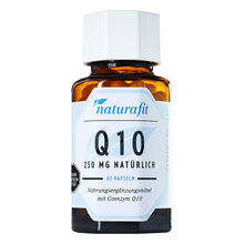 Naturafit Q10 250 mg nat&uuml;rlich Kapseln 60 St