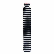 Abbildung: Longi lange Gummi-Wärmflasche 2 l Strickbez.marine 1 St PZN 12420380 