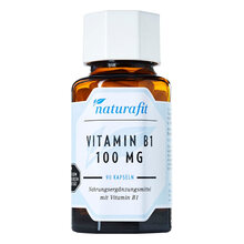 Naturafit Vitamin B1 100 mg Kapseln 90 St
