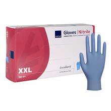 Abena Nitril U.Hands.Excellent puderfrei XXL blau 90 St