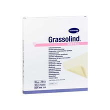 Grassolind Salbenkompressen 10x10 cm steril 10 St