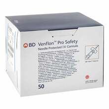 BD Venflon Pro Safety 22 G Katheter 50 St