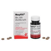 Abbildung: Neyvit Nr.66 Zellkraft magensaftresistent Tabletten 60 St, Tabletten magensaftresistent PZN 13421223 