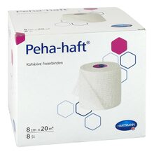 Peha-Haft Fixierbinde latexfrei 8 cmx20 m 8 St