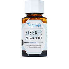 Naturafit Eisen plus C pflanzlich Kapseln 60 St