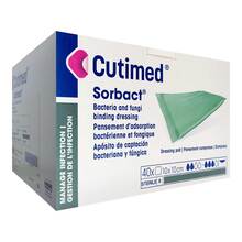 Cutimed Sorbact Saugkompressen 10x10 cm 40 St