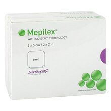 Mepilex 5x5 cm Schaumverband 10 St