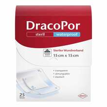 DracoPor waterproof Wundverband 15x15 cm steril 25 St