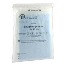 Saugkompressen 15x25 cm steril 5x1 St
